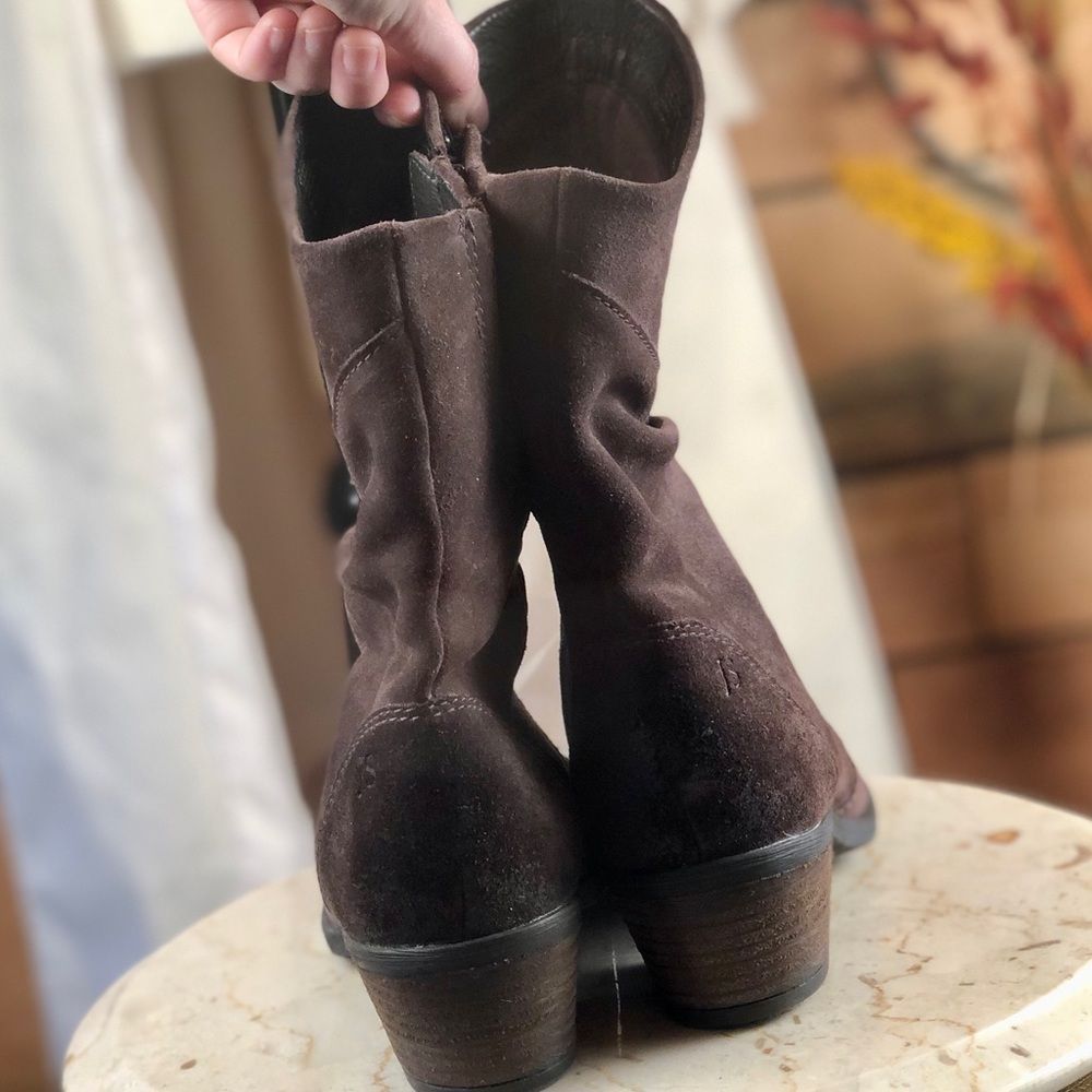 Josef Seibel Daphne 37 Brown Suede Bootie - Picture 3 of 4